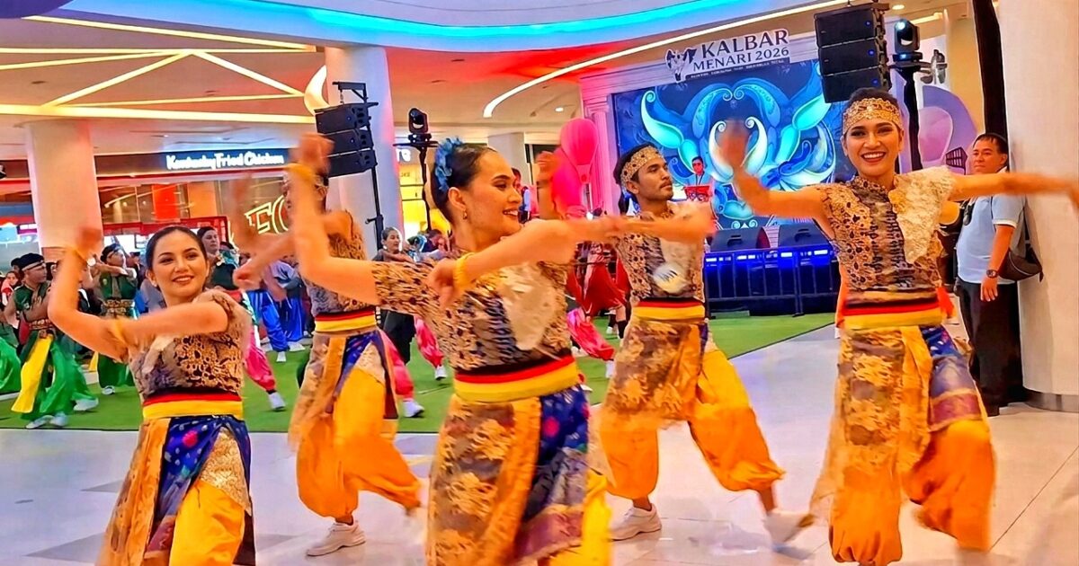 Pukau Pengunjung, 250 Penari Ramaikan Kalbar Menari 2026
