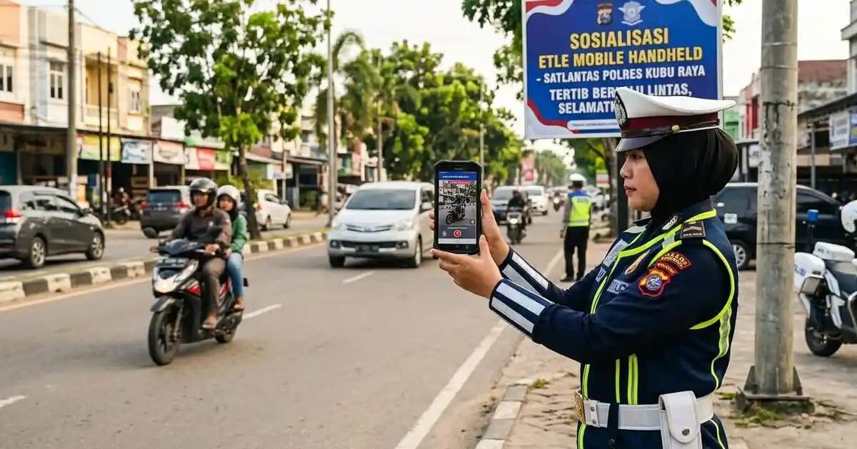 Polres Kubu Raya Berlakukan ETLE Mobile, Incar Pelanggar