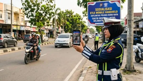 Polres Kubu Raya Berlakukan ETLE Mobile, Incar Pelanggar