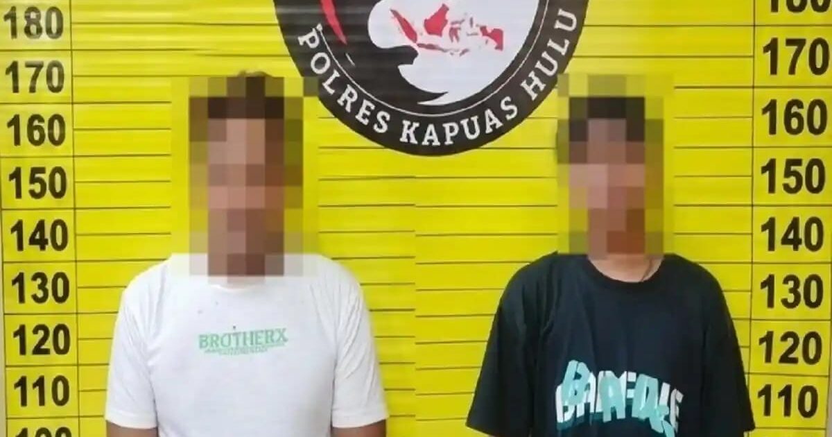 Dua Pria Kapuas Hulu Ditangkap Saat Diduga Transaksi Sabu di Jalan Nanga Kantuk