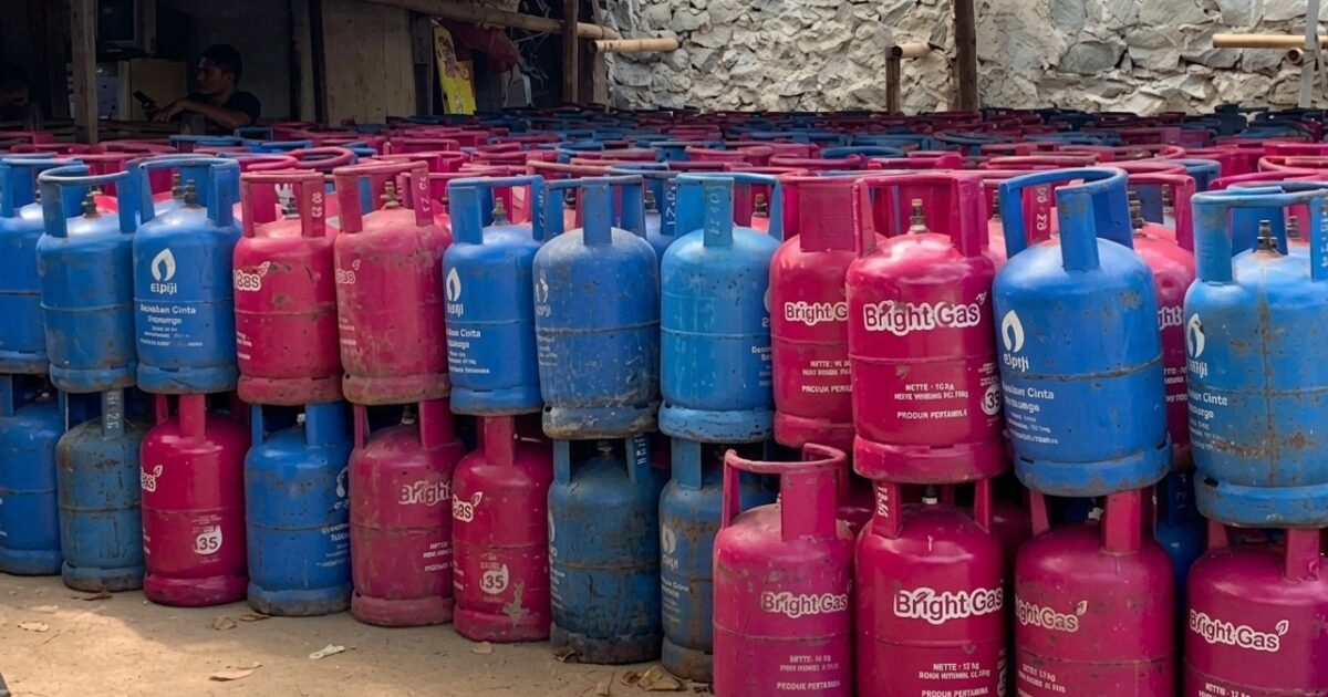 Gas LPG 12 Kg Tembus Rp245 Ribu di Pontianak