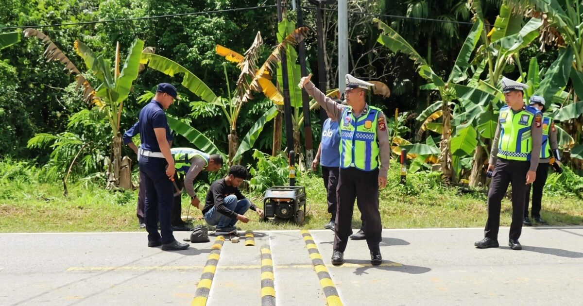 Satlantas Melawi Pasang Speed Trap di Lima Titik Rawan