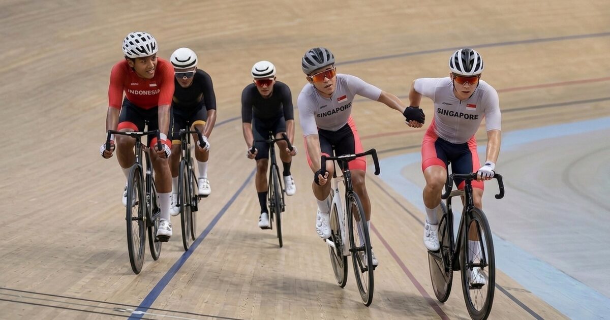 Dua Atlet Sepeda Indonesia Raih Medali di Track Cup II