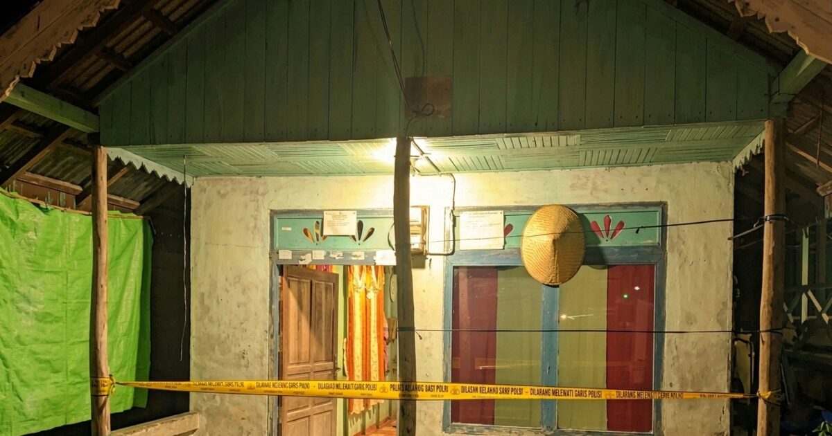 Lansia Tewas Dibacok di Jongkong, Pelaku Diamankan Polisi