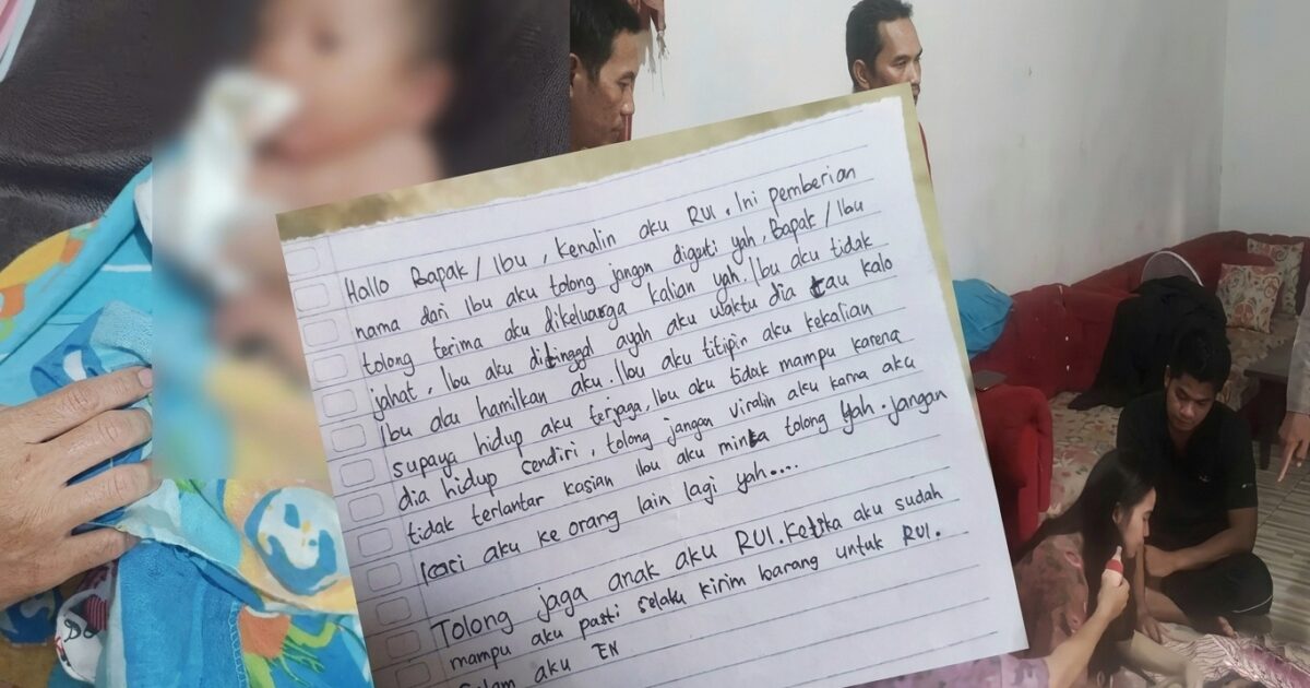 Penemuan Bayi di Sintang, Ibu Titip Pesan Jangan Ganti Namanya
