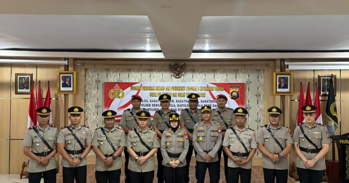 Mutasi Polres Landak: 7 Pejabat Baru Resmi Dilantik