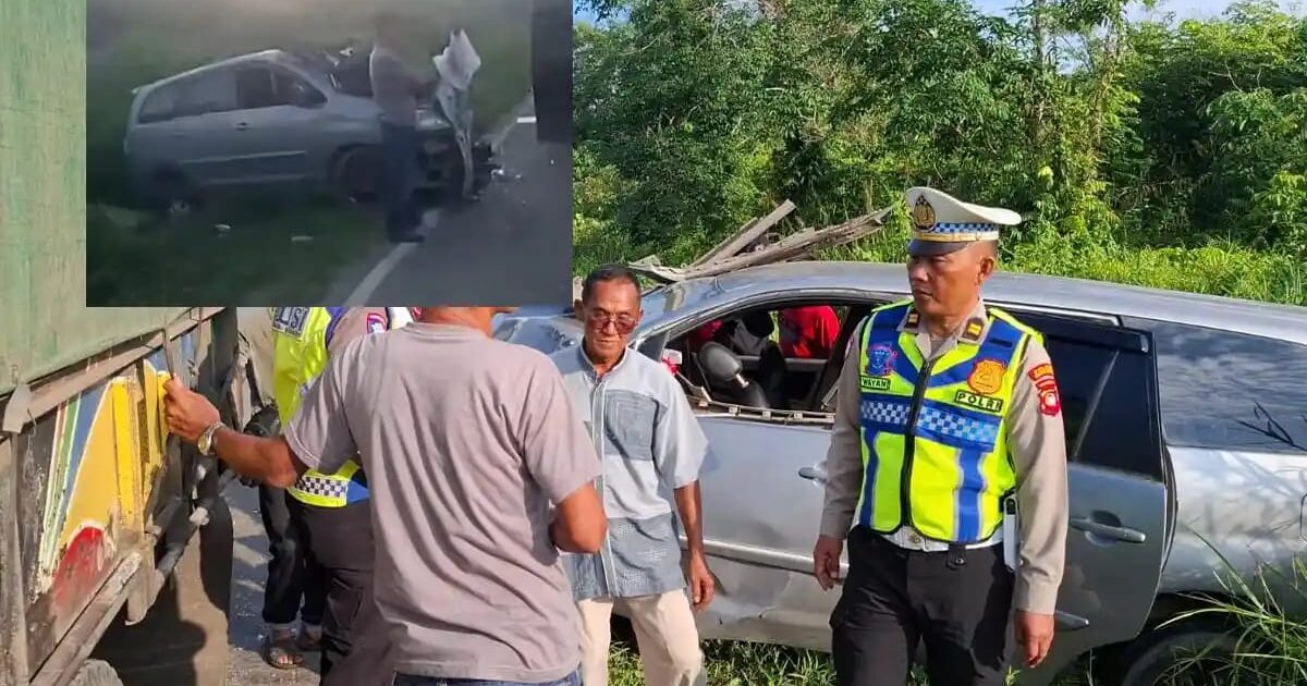 Truk vs Travel di Ambawang, Sopir Tewas Diduga Micro Sleep
