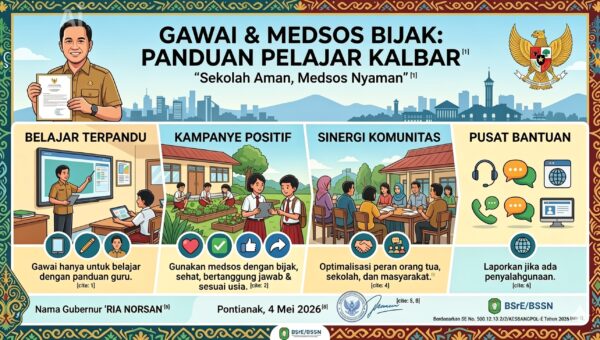 Gubernur Kalbar Batasi Penggunaan Gawai Pelajar