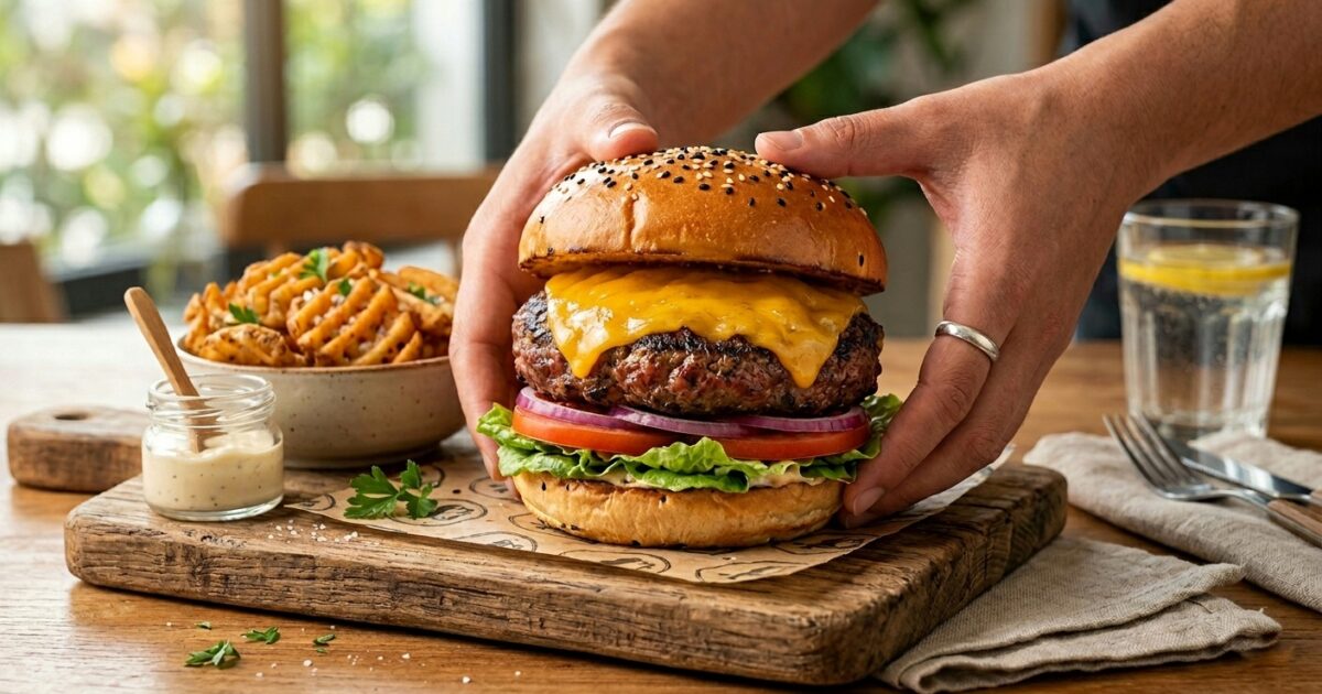 Bosan Rendang? Coba Resep Burger Daging Kurban