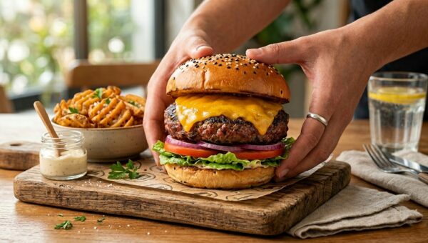 Bosan Rendang? Coba Resep Burger Daging Kurban