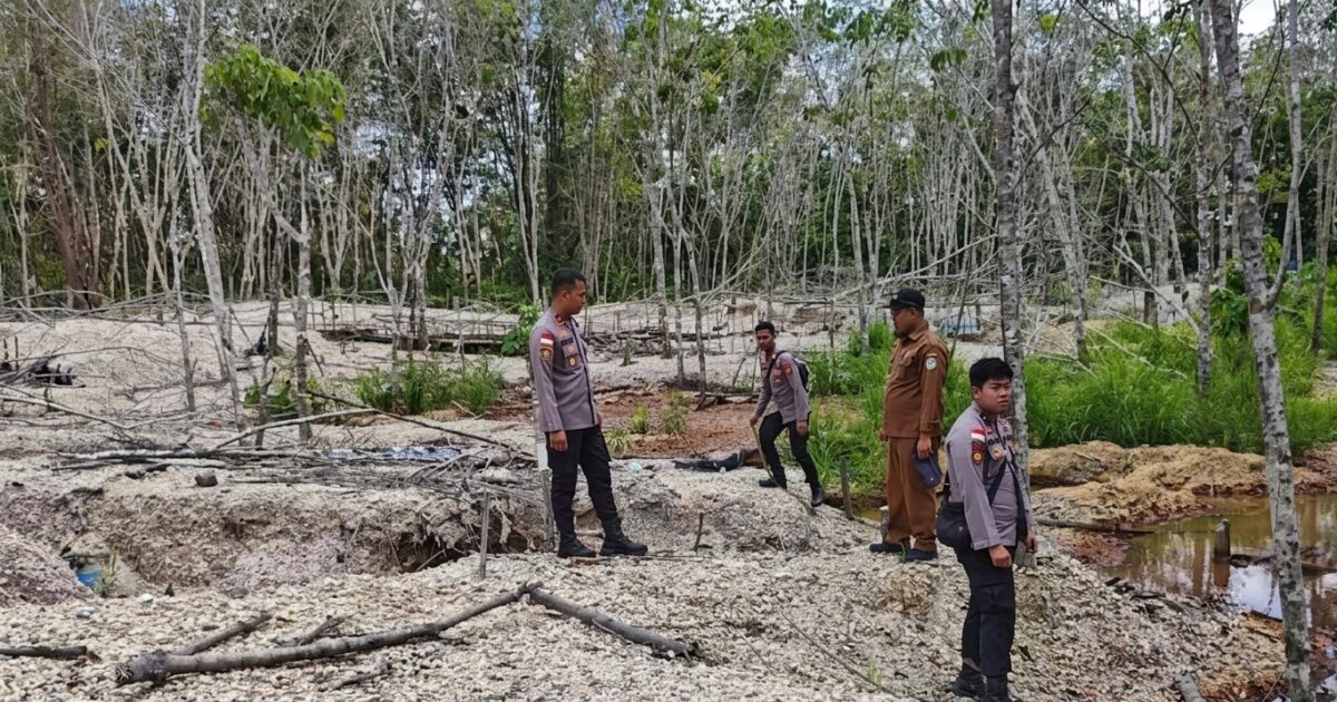 Polsek Silat Hilir Pastikan Tak Ada Aktivitas PETI di Perigi