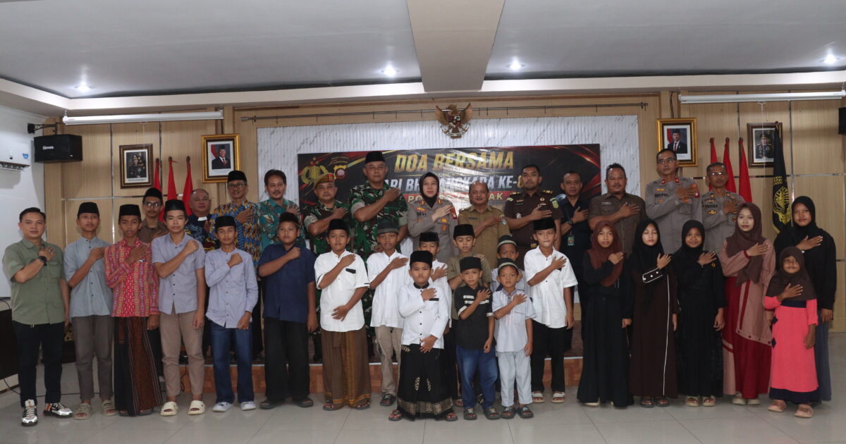 Hari Bhayangkara Ke-80, Polres Landak Gelar Doa Bersama