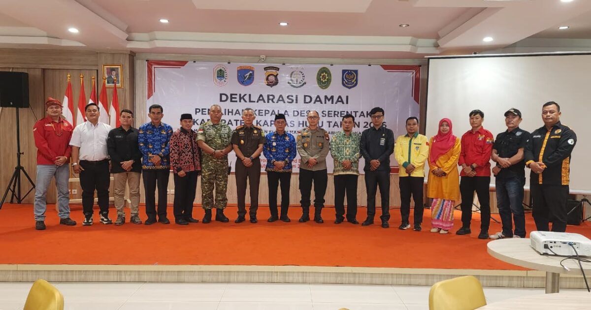 Jelang Pilkades 2026, Kapuas Hulu Deklarasi Damai