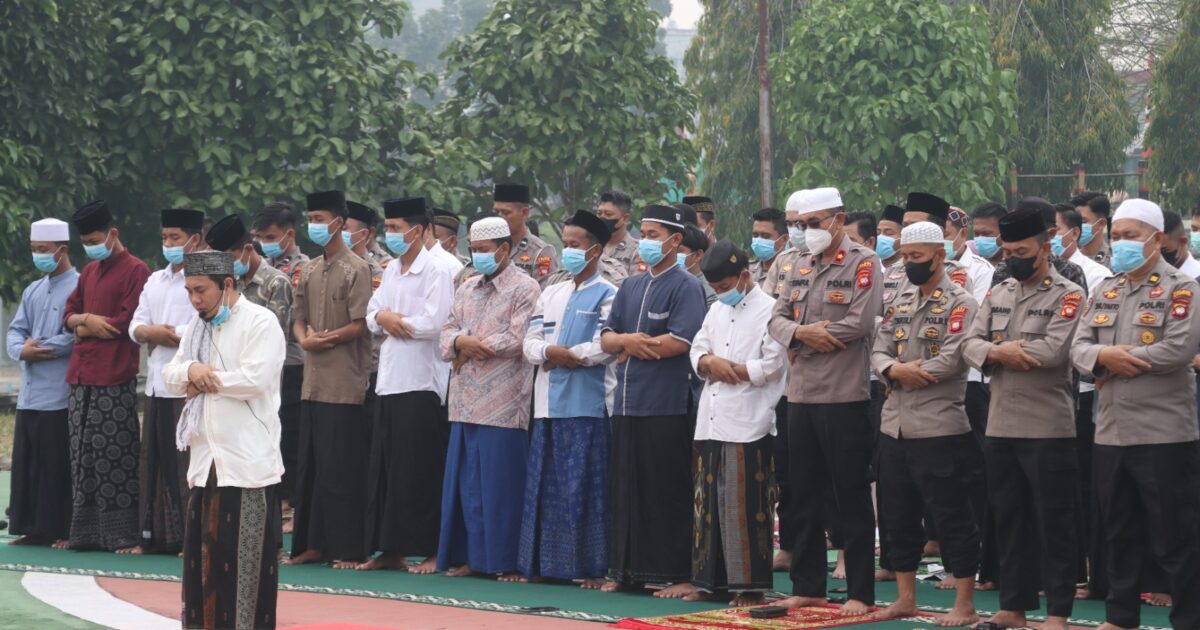 Personel Polres Landak Gelar Doa Bersama Lintas Agama, Mohon Turun Hujan dan Perlindungan dari Bencana Karhutla