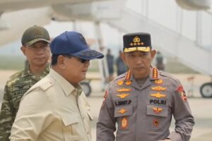 Presiden Prabowo Subianto Tinjau Langsung Penanggulangan Karhutla di Kalimantan Barat