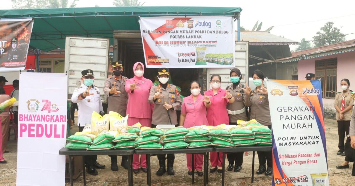 Polres Landak Gelar Bakti Kesehatan & GPM