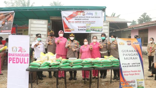 Polres Landak Gelar Bakti Kesehatan & GPM